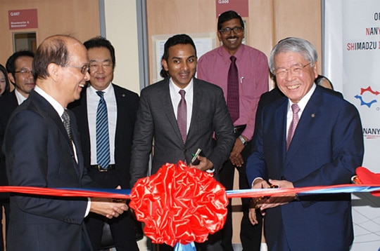 Shimadzu NYP-SHINE Centre Launch 2018 Cutting Ribbon Ceremony