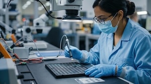 technician-lifting-tiny-chips-from-inspection-tray