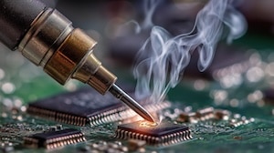 soldering-iron-connecting-microchip