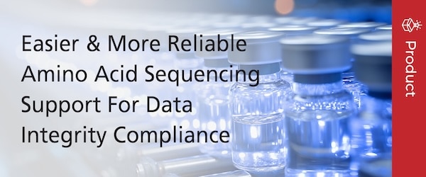 Easier & More Reliable Amino Acid Sequencing Support For Data Integrity Compliance | Shimadzu