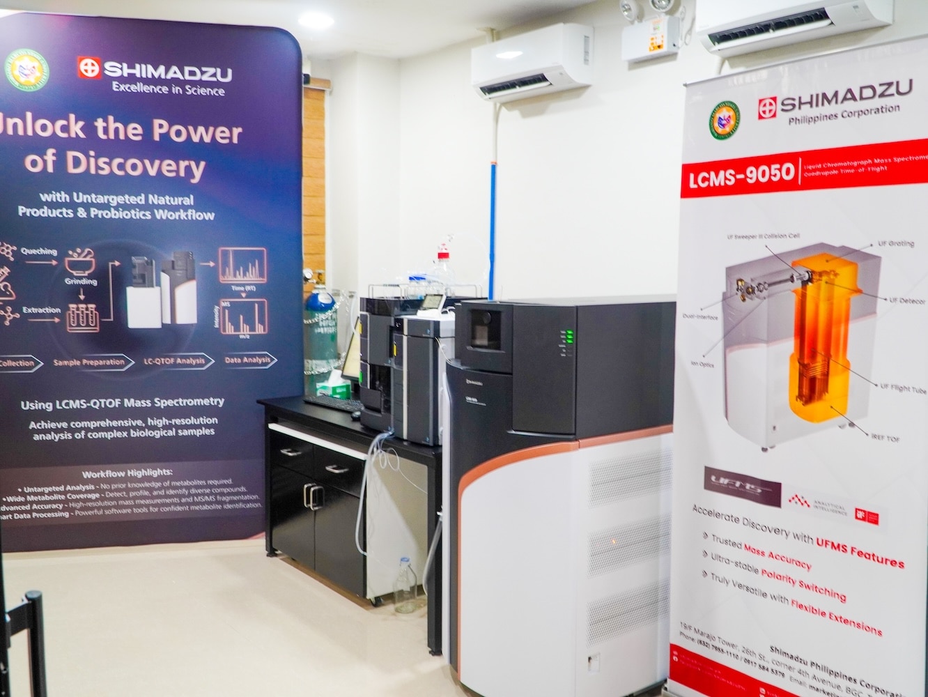 Shimadzu's Q-TOF LCMS-9050 in MMSU