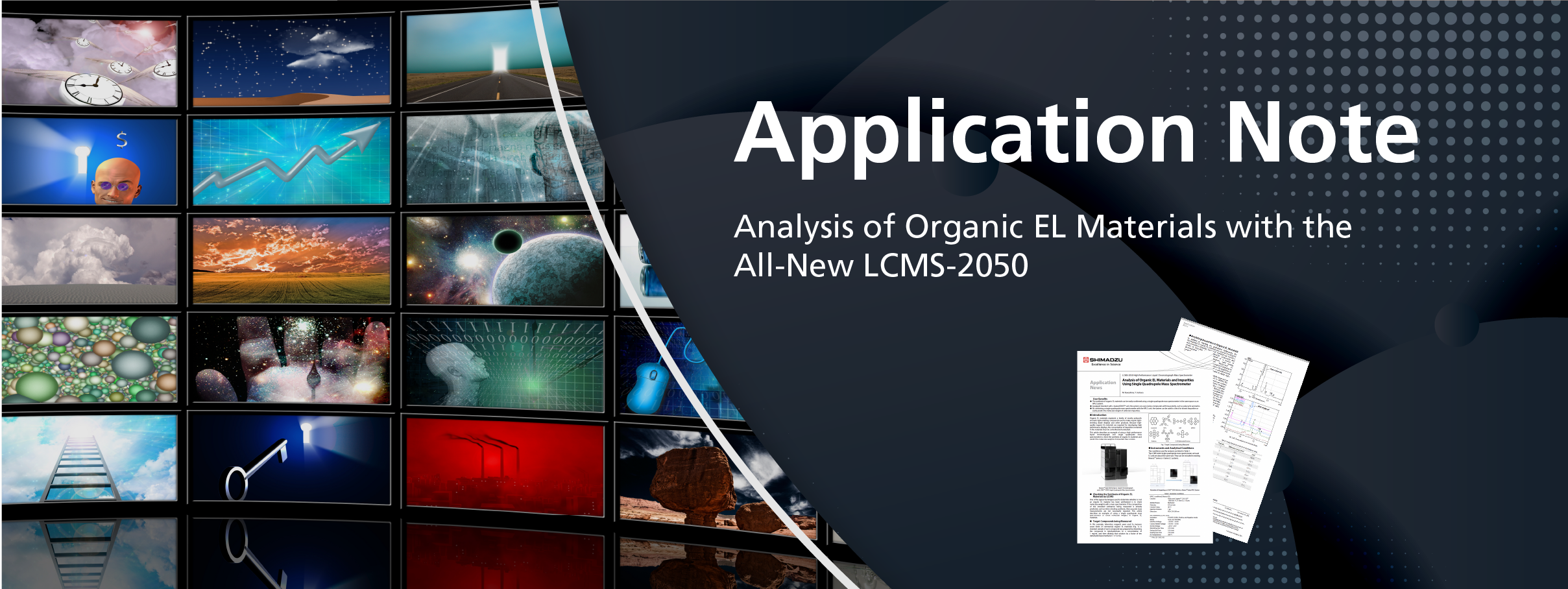 Analysis of Organic EL Materials with the All-New LCMS-2050