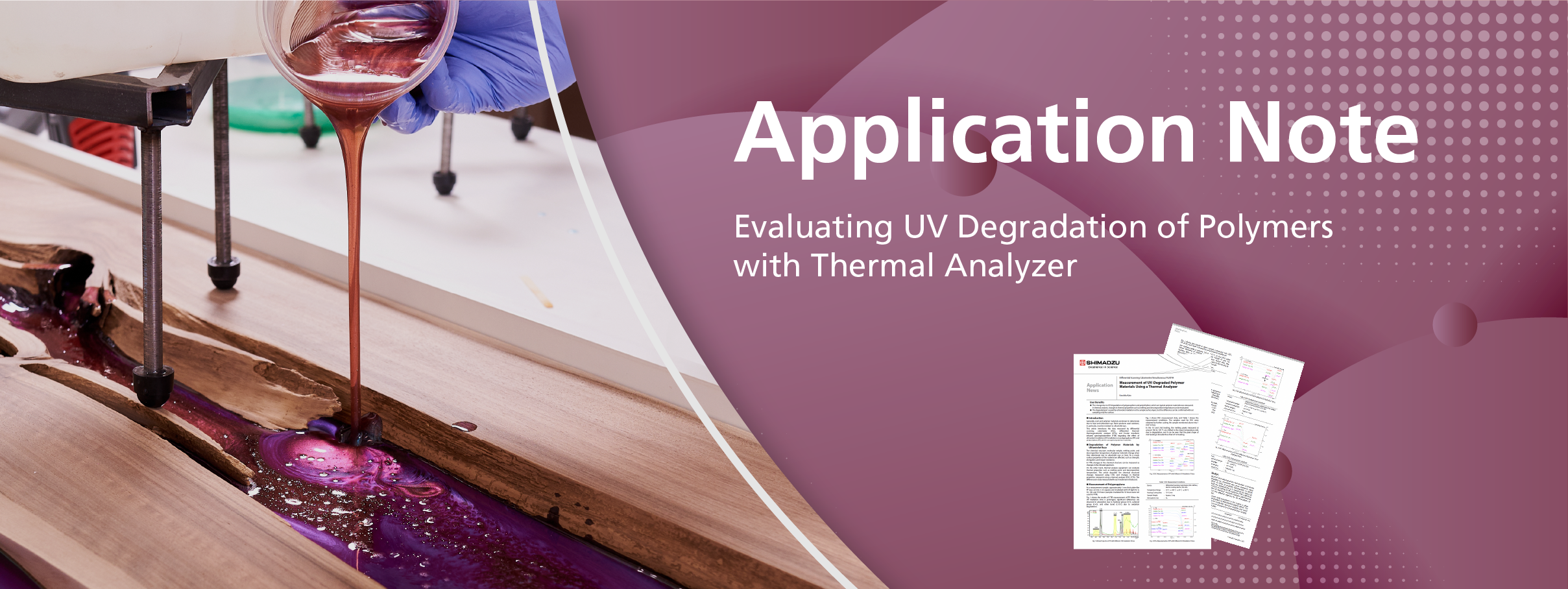 Evaluating UV Degradation of Polymers with Thermal Analyzer