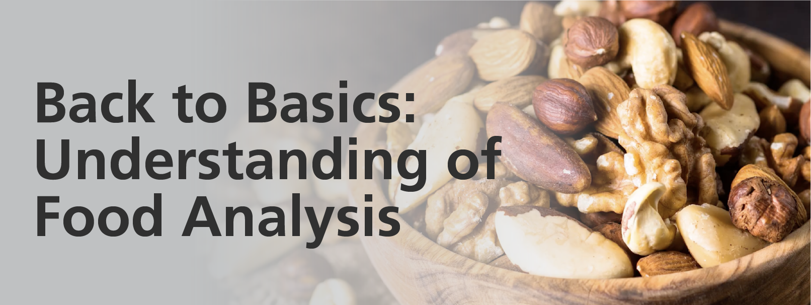 Back to Basics, Understanding of Food Analysis