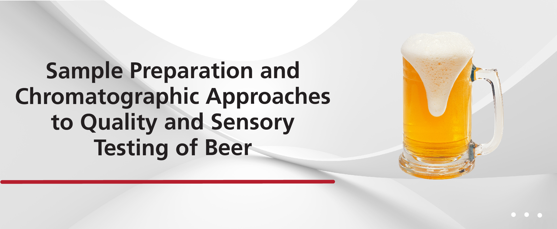 Sample Preparation and Chromatographic Approaches to Quality and Sensory Testing of Beer