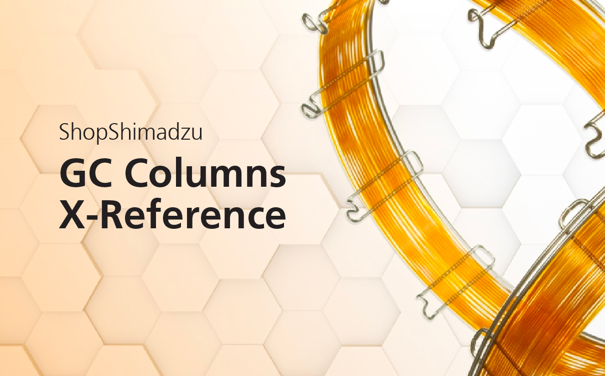 ShopShimadzu, GC Columns X-Reference