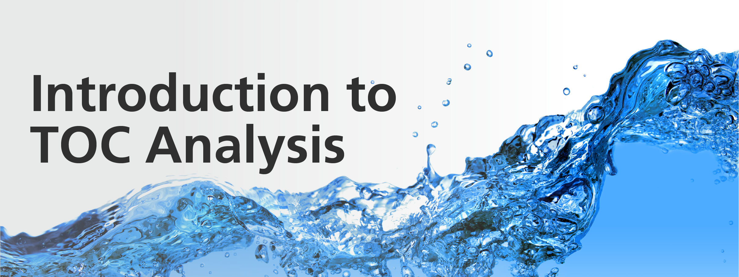 Introduction to TOC Analysis