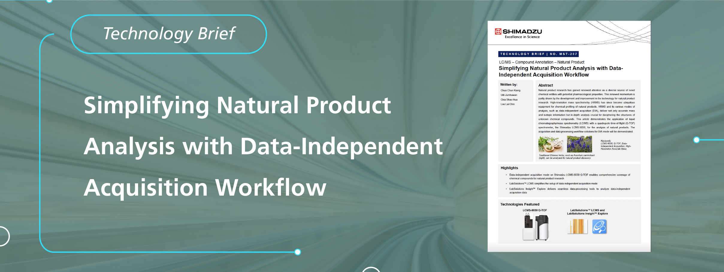 Simplifying Natural Product Analysis with Data-Independence Acquisition Workflow