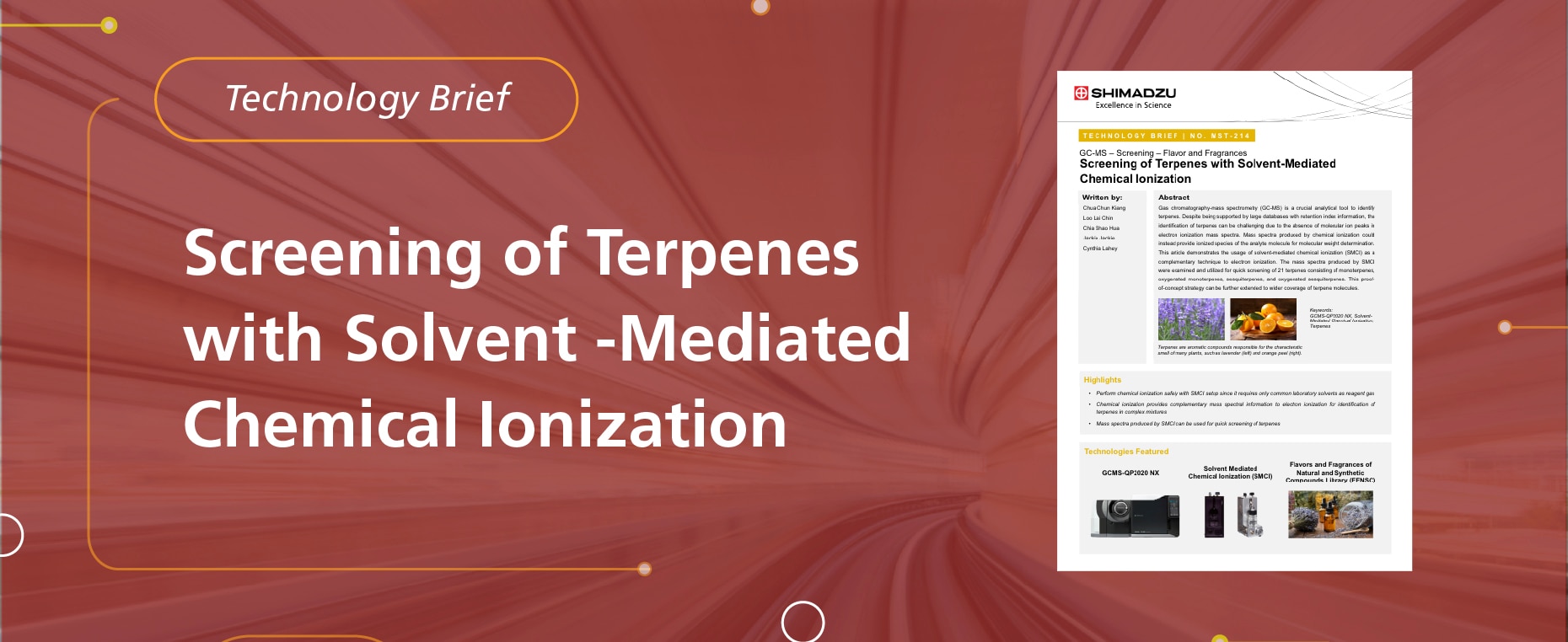 Screening of Terpenes with Solvent-Mediated Chemical Ionization