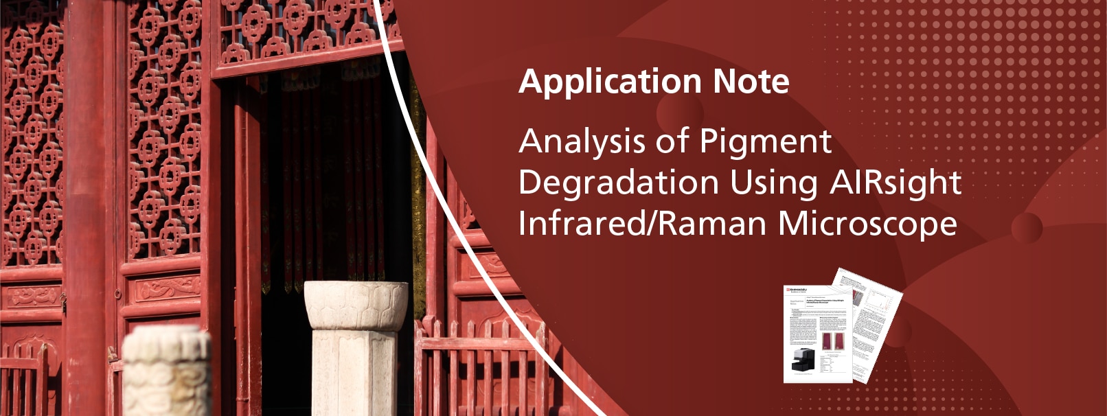 Analysis of Pigment Degradation Using AIRsight Infrared/Raman Microscope