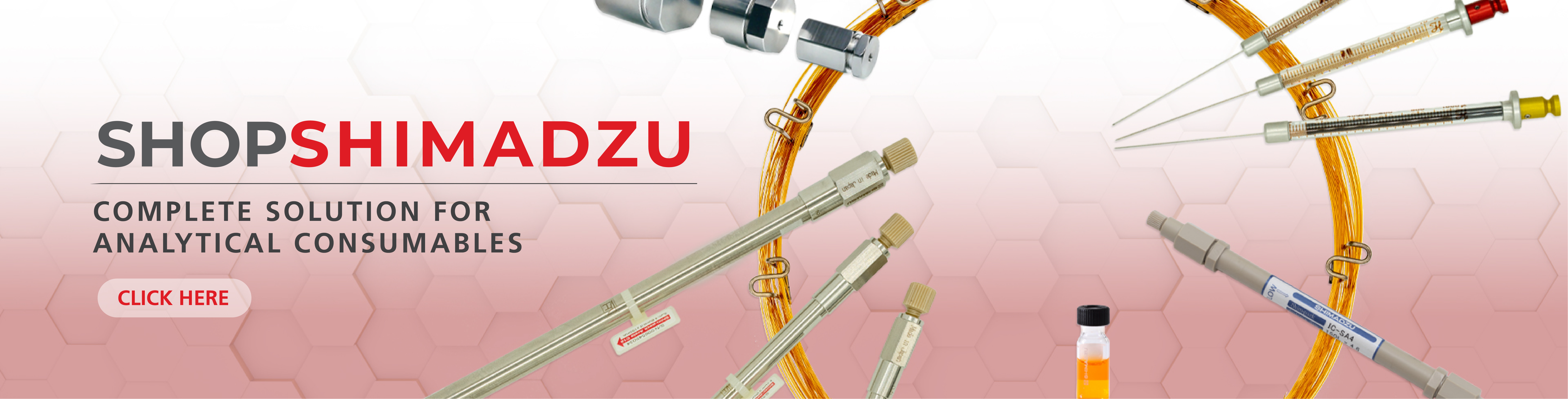 ShopShimadzu, Complete Solution for Analytical Consumables