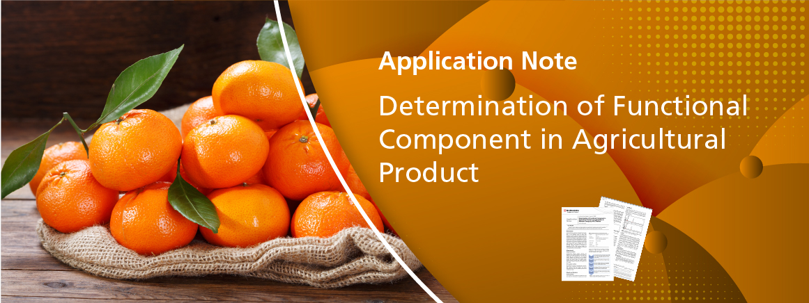 Determination of Functional Component in Agricultural Product