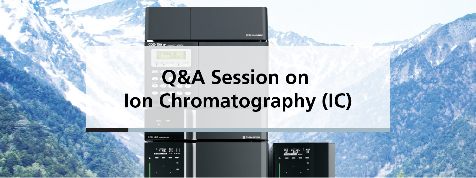 Q&A Session on Ion Chromatography (IC)