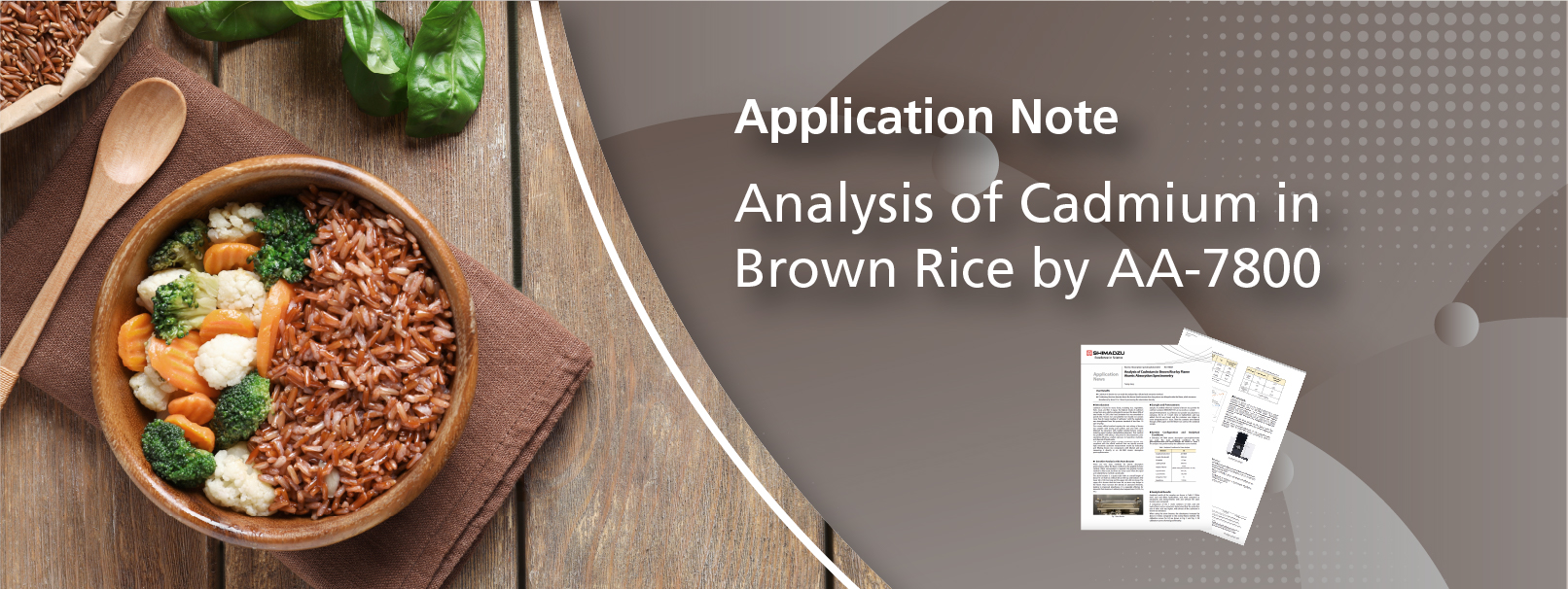 Analysis of Cadmium in Brown Rice by AA-7800