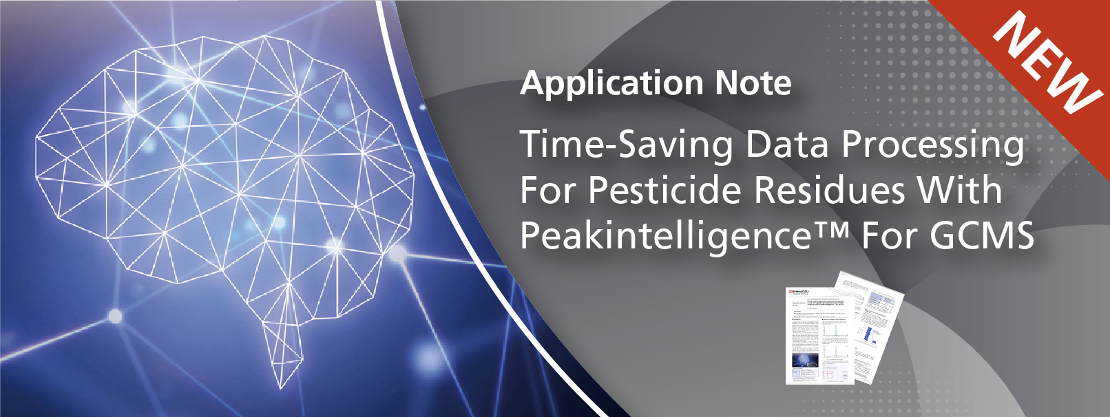 Time-Saving Data Processing for Pesticide Residues with Peakintelligence for GCMS