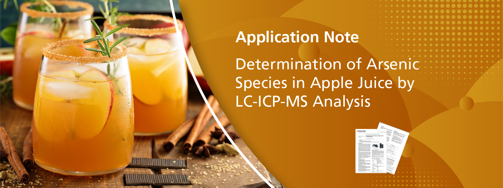 Determination of Arsenic Species in Apple Juice by LC-ICP-MS Analysis