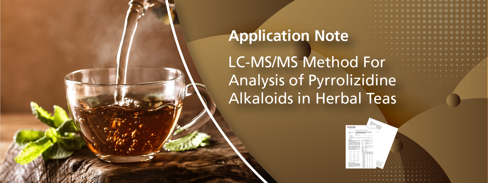 LC-MS/MS Method for Analysis of Pyrrolizidine Alkaloids in Herbal Teas