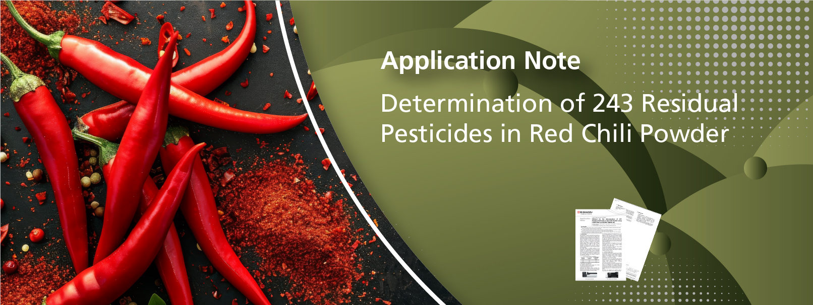 Determination of 243 Residual Pesticides in Red Chili Powder