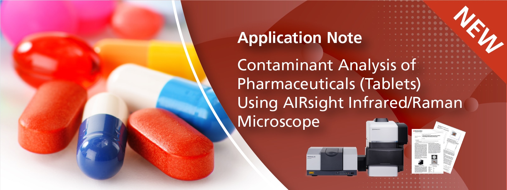 Contaminant Analysis of Pharmaceuticals (Tablets) Using AIRsight Infrared/Raman Microscope