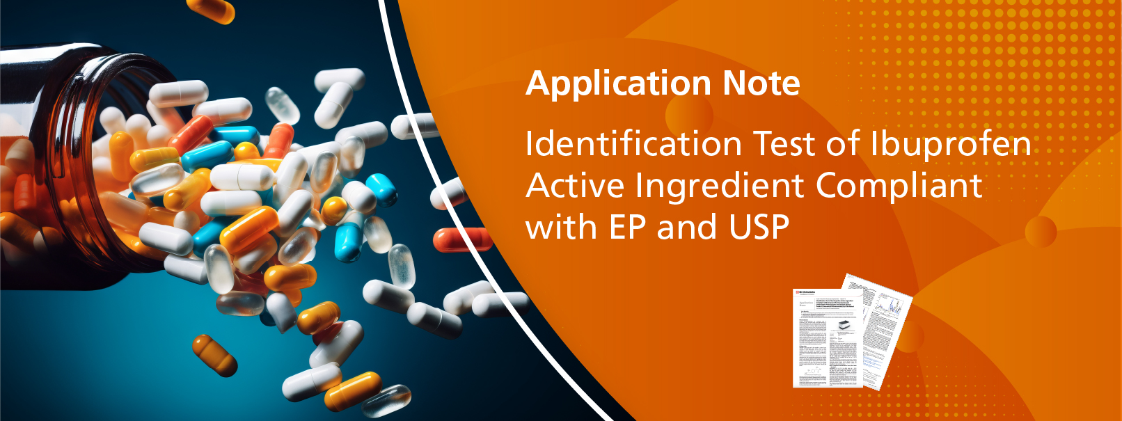 Identification Test of Ibuprofen Active Ingredient Compliant with EP and USP