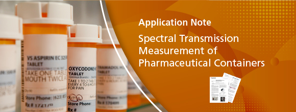 Spectral Transmission Measurement of Pharmaceutical Containers