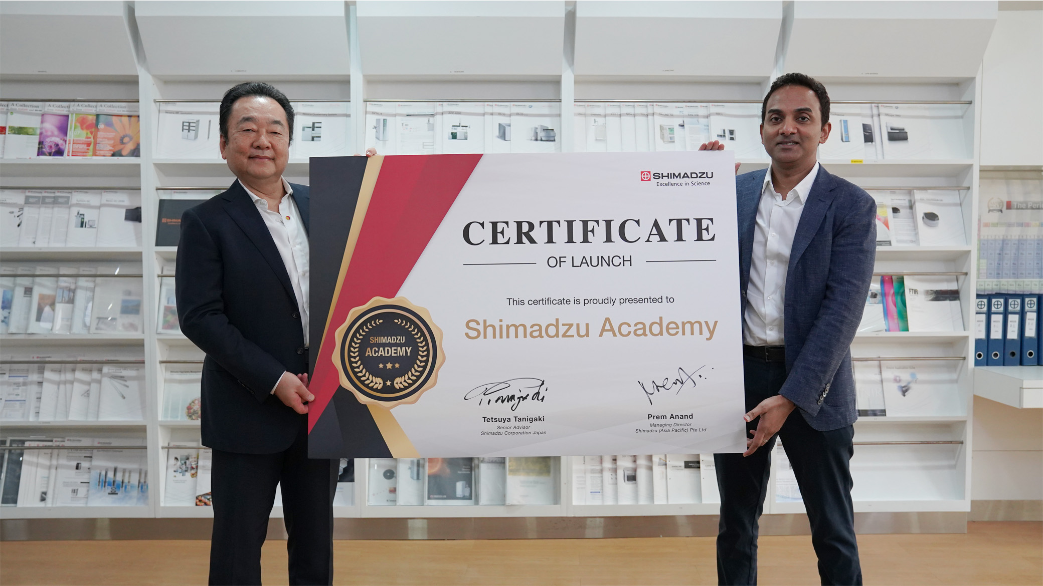 Shimadzu Academy Launch Certificate